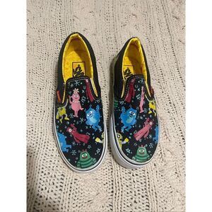 Yo Gabba Gabba Van Slip on sneaker Shoes Sz M’s 3.5 W’s 5.0